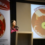 Diretora do departamento de Atenção Primária e Políticas de Saúde da SES, Marilise Fraga de Souza, participou do evento.